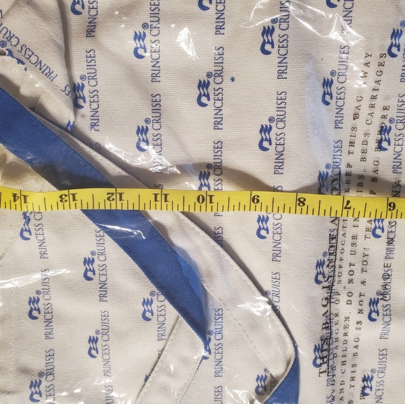 Princess Cruises Cruiselines Canvas Tote Carry Bag NIB - Picture 3 of 6